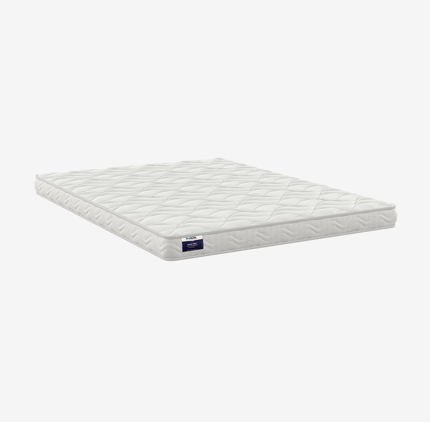 Matelas en mousse HR semi-ferme, confort moelleux réversible 2 faces