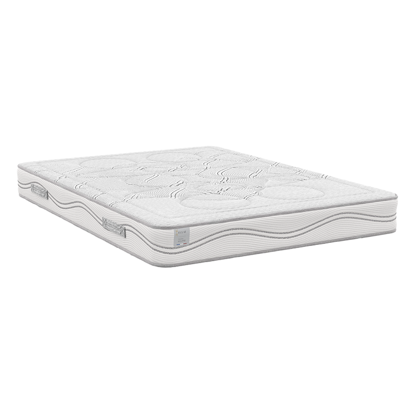 Matelas latex ferme 75 kg/m³, indépendance de couchage et ventilation optimale