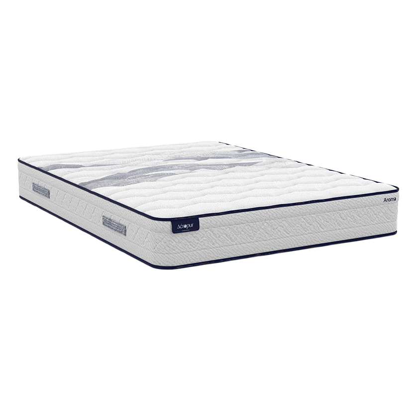 Matelas en latex haute densité 75 kg/m³, 5 zones de soutien thermorégulant