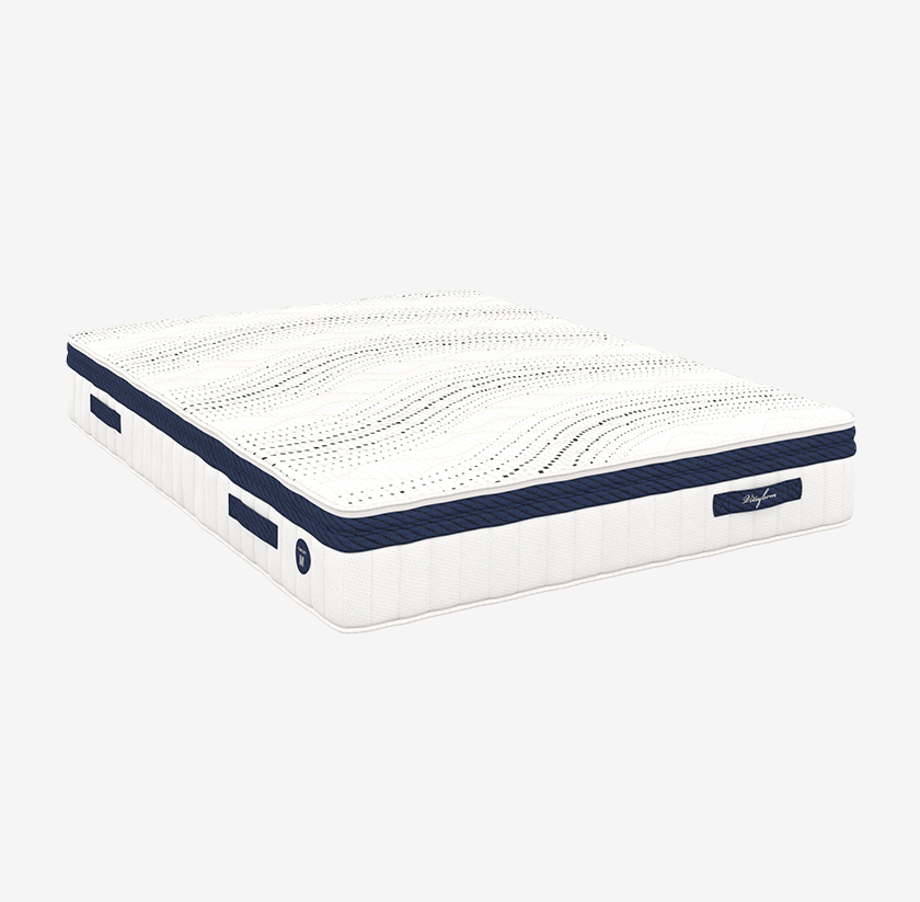 Matelas latex 7 zones chauffant, thermorégulation et soutien personnalisé