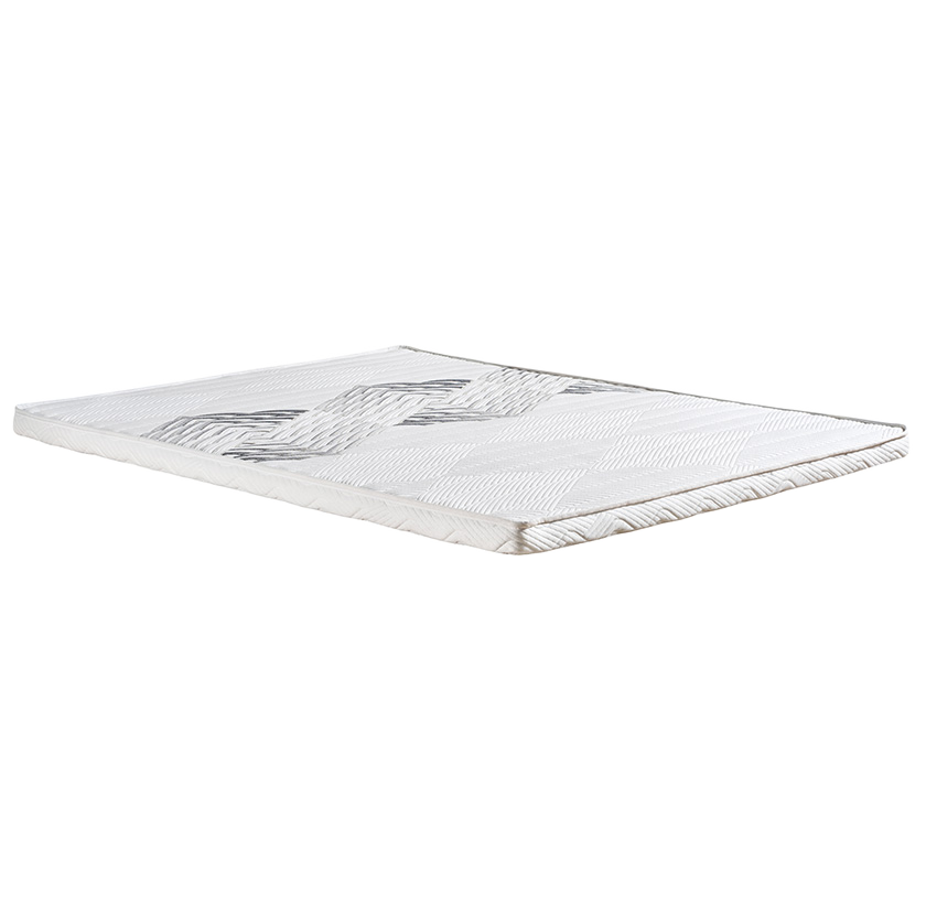 Surmatelas mousse mémoire de forme moelleux, réduit les points de compression