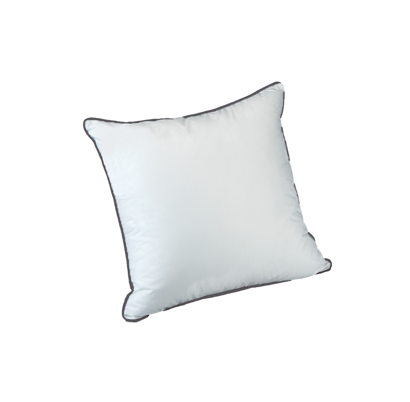 Oreiller sensation duvet enveloppe percale 100% coton, accueil enveloppant