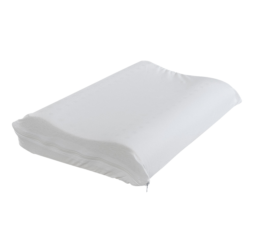 Oreiller latex ergonomique, soutien cervical et alignement de la colonne