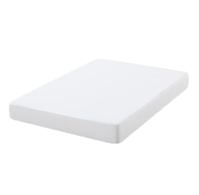 Protège-matelas imperméable coton 2 en 1 drap-housse, bonnet 50 cm anti-acariens