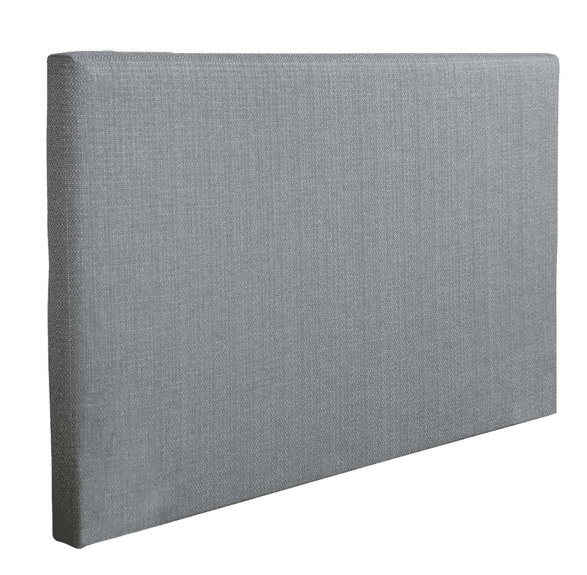 Tête de lit tapissier moderne, coloris marron chiné personnalisation déco