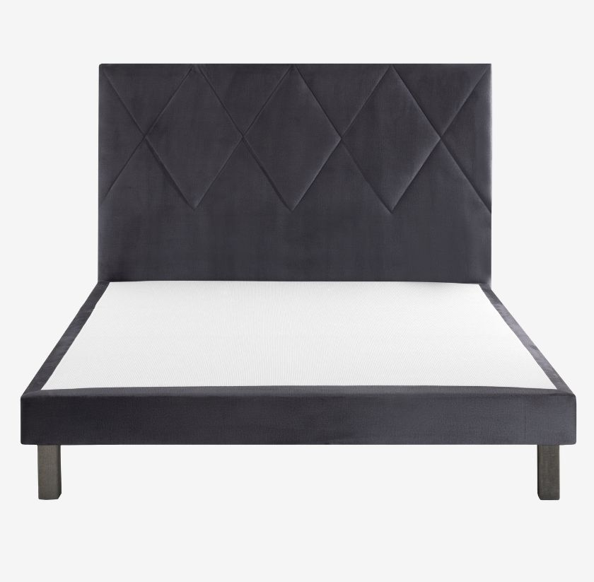 Tête de lit tapissier 110 cm, ossature bois massif multitude de coloris