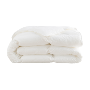 Couette extra-légère fibre extra gonflant, enveloppe satin de coton respirante