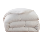 Couette tempérée duvet de canard thermorégulant, confort naturel toutes saisons