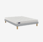 Ensemble mousse HR 32 kg/m³ ferme, accueil tonique et sommier tapissier lattes rigides