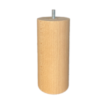 Jeu de 4 pieds cylindriques bois, hauteur 10, 15 ou 20 cm, fabriqués en France