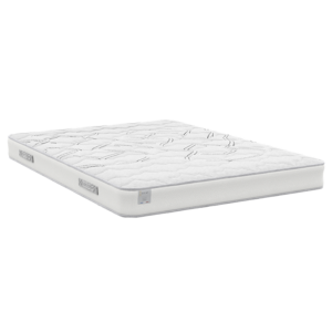 Matelas mousse polyuréthane respirant 40 kg/m³, 3 zones et traitement anti-acariens