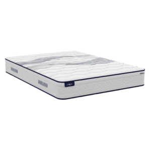 Matelas à ressorts ensachés ferme, mousse HR 35 kg/m³ et thermorégulation végétale