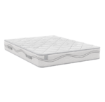 Matelas ressorts ensachés très ferme 25 cm, laine et mousse anti-acariens