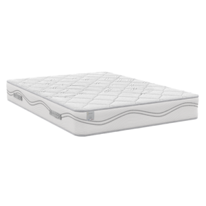 Matelas ressorts ensachés très ferme 25 cm, laine et mousse anti-acariens