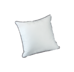 Oreiller sensation duvet enveloppe percale 100% coton, accueil enveloppant