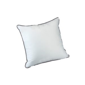 Oreiller sensation duvet enveloppe percale 100% coton, accueil enveloppant