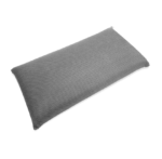 Oreiller mousse mémoire de forme souple, enveloppe 3D ventilée lavable