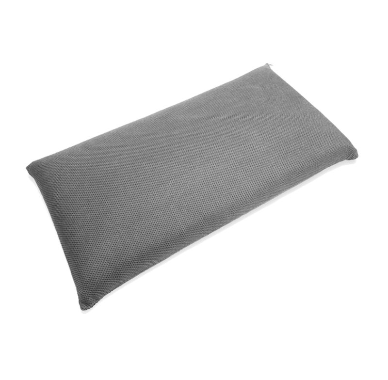 Oreiller mousse mémoire de forme souple, enveloppe 3D ventilée lavable
