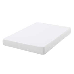 Protège-matelas imperméable coton 2 en 1 drap-housse, bonnet 50 cm anti-acariens
