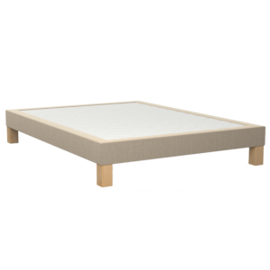 Sommier à lattes sapin massif ferme, tissu 3D ventilé multi-coloris