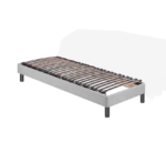 Sommier tapissier à lattes articulées, soutien précis et multi-coloris déco