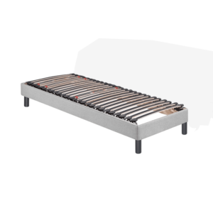 Sommier tapissier à lattes articulées, soutien précis et multi-coloris déco