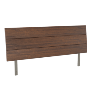 Tête de lit bois décor 3 lames, hauteur ajustable compatible sommiers bois décor