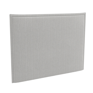 Tête de lit tapissier contour pincé, 118 cm glissières montées coloris au choix