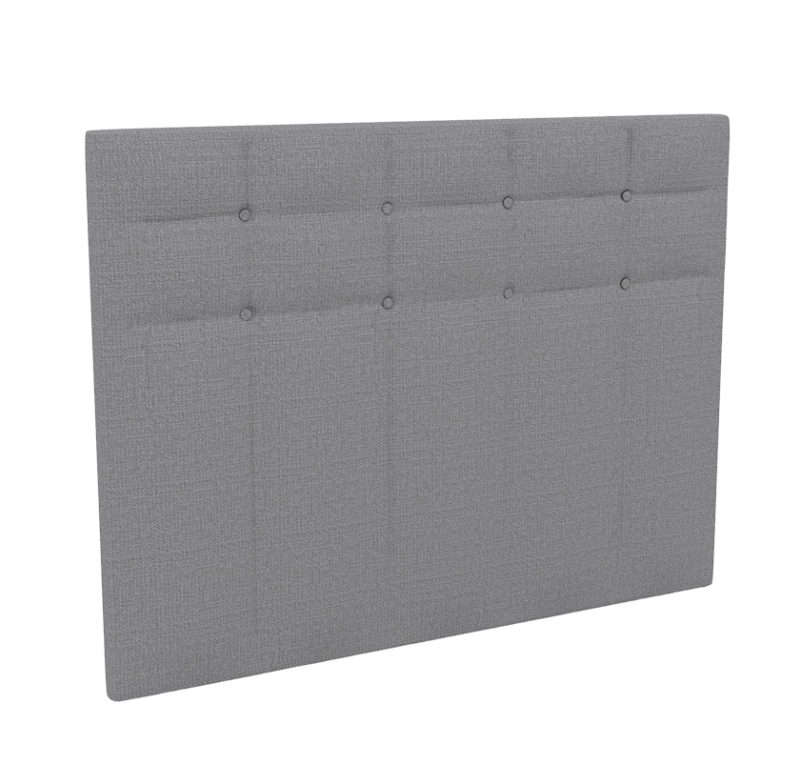 Tête de lit tapissier capitonnée, mousse et ouate maintenues, coloris au choix