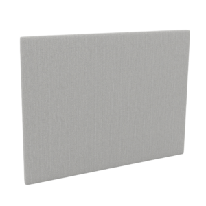 Tête de lit tapissier 118 cm sur glissières au sol, 3 coloris au choix