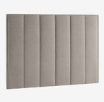 Tête de lit tapissier 135 cm, ossature sapin massif garnissage mousse et ouate
