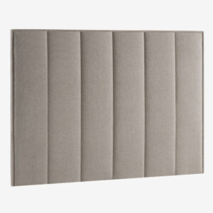 Tête de lit tapissier 135 cm, ossature sapin massif garnissage mousse et ouate