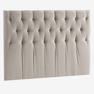 Tête de lit tapissier capitonnage main, sapin massif style moderne coloris au choix