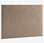 Tête de lit tapissier 110 cm, garnissage mousse ouate bois massif moderne