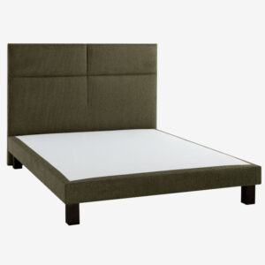 Tête de lit tapissier design sobre, ossature bois massif multitude de coloris